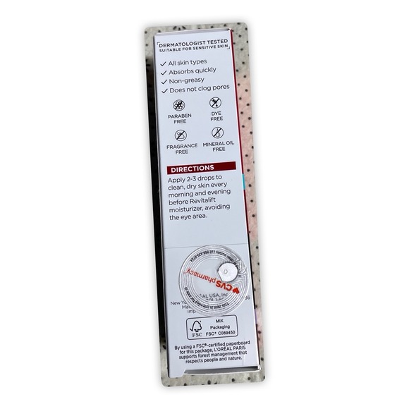 L'Oréal Paris Fragrance Free 1.5 Pure Hyaluronic Acid Serum, 1.0 FL. OZ. - Picture 3 of 6